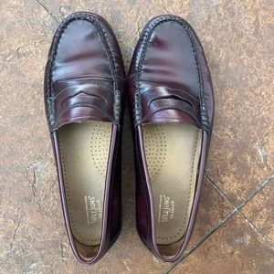 Bass Weejuns Whitney Loafers Cordovan Size 9